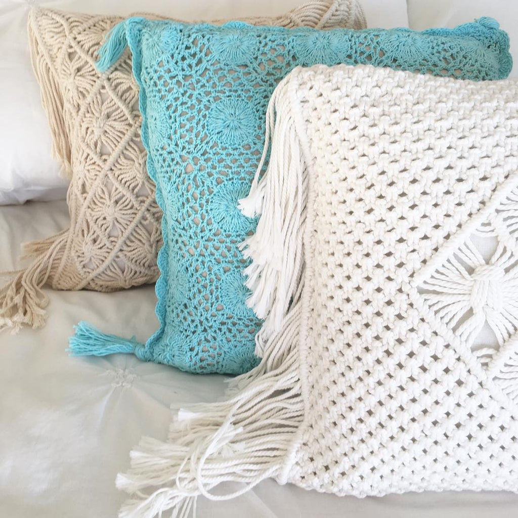 Macrame/Crochet Cushions