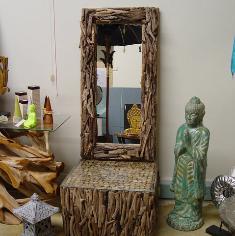 Driftwood Coffee Table - Driftwood Mirror