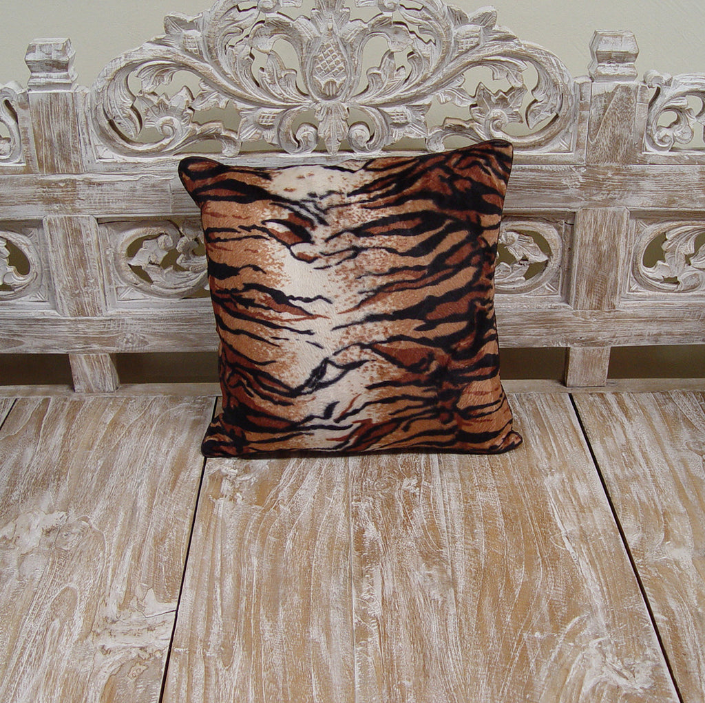 Tiger Faux Fur Cushion Covers